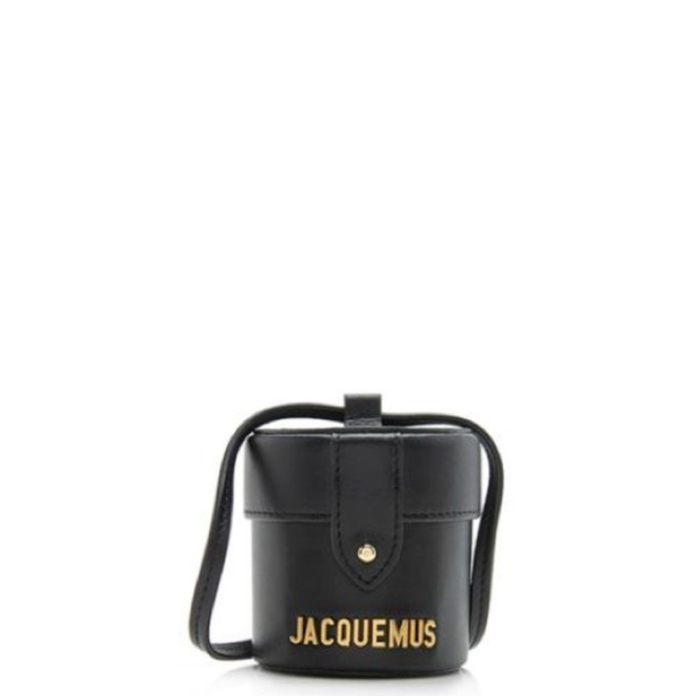 Jacquemus Black Leather Mini Bag